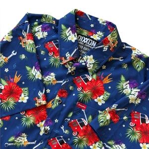 Men's Dixxon Snap-On Tools Hawaiian Shirt Size XL Tropical Limited Edition